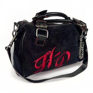 Rare Women’s Harley Davidson Biker Shoulder Bag / Tote in Black and Red